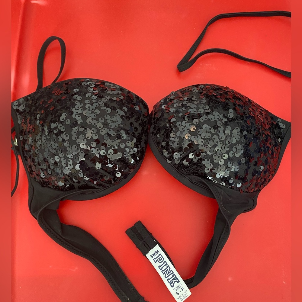 Pink Victoria’s Secret bathing tops small 2 tops for $20